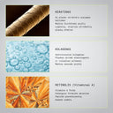 Glotninančios plaukų kaukės pagrindiniai ingredientai: keratinas, kolagenas, retinolis
